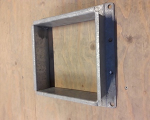 Inlet flange 240x240 for E180 bucket elevator M&M